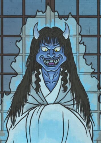 Ao andon 青行燈 あおあんどん