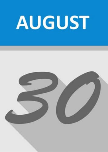 August 30