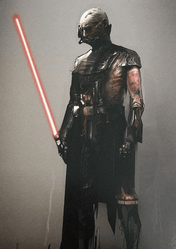 Battle damaged Darth Vader