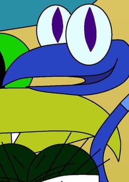 Baylor the Blue Snake