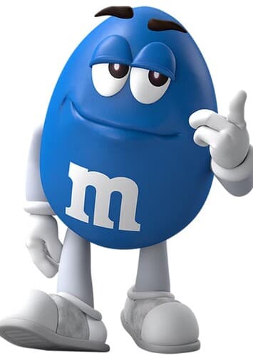 Blue M and M