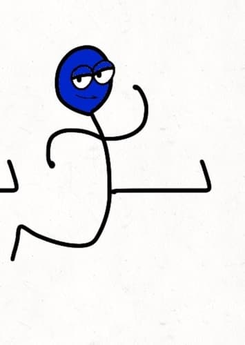 Blue Stickman