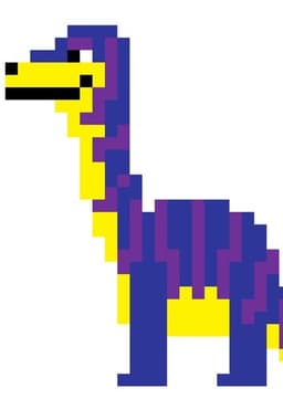 Blue Striped Saltasaurus