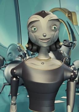 Cappy The Black and Gray Robot