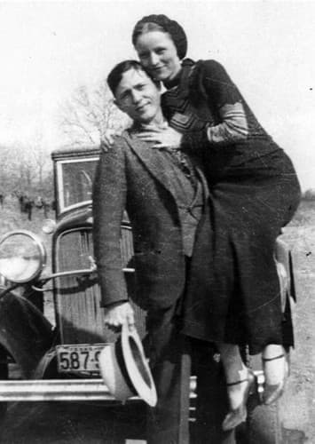 Bonnie Parker and Clyde Barrow