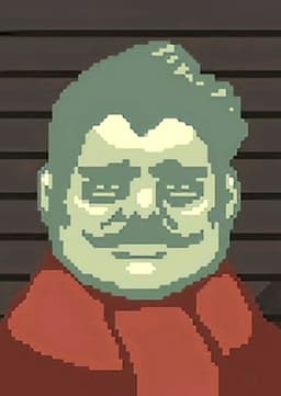 Moustached immigrant