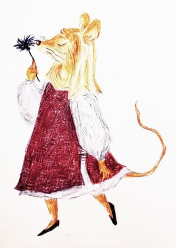 Cornflower Fieldmouse