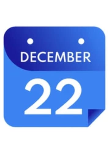 December 22