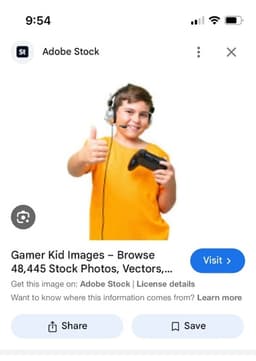Gamer kid
