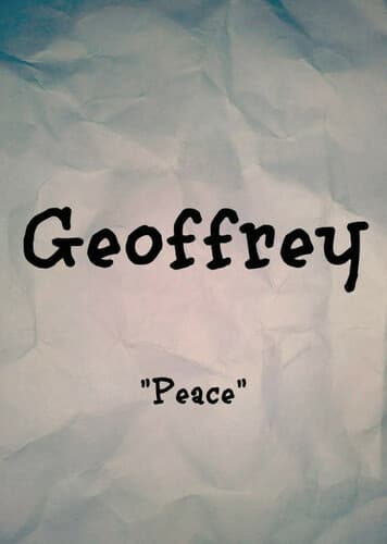 Geoffrey / Jeffrey