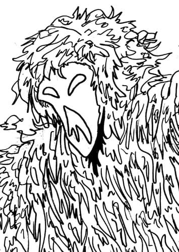 Giggling green ghost