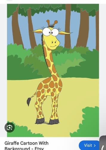 Giraffe cartoon