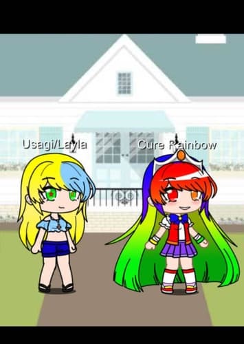 Glitter Rainbow/Cure rainbow