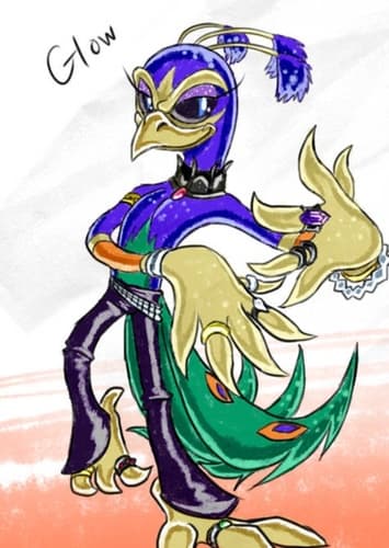 Glow the Peacock