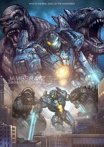 Godzilla vs pacific rim vs king Kong 2018