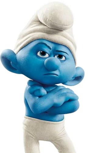 Grouchy smurf