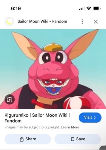 Kangaroo sailor moon