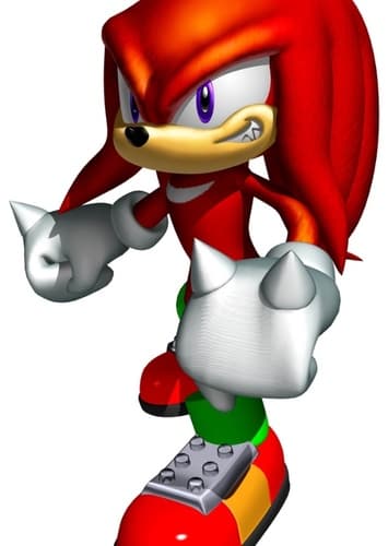 Larry The Cucumber as Knuckles The Echidna