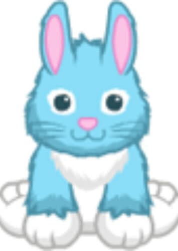 Lil Blue Spring Bunny