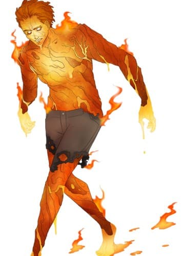 Molten man