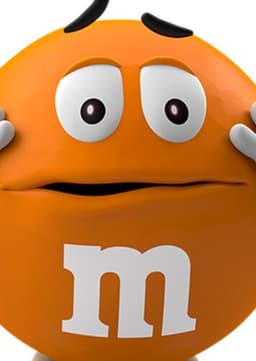 Orange M&M