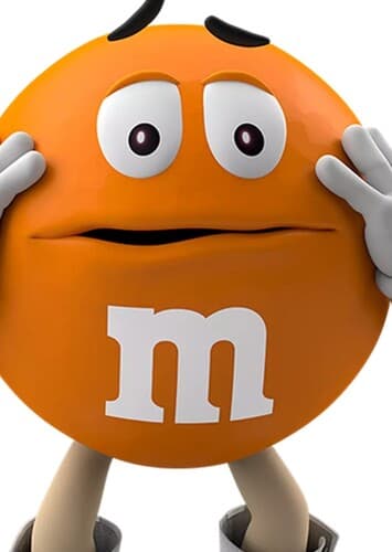 Orange M&M