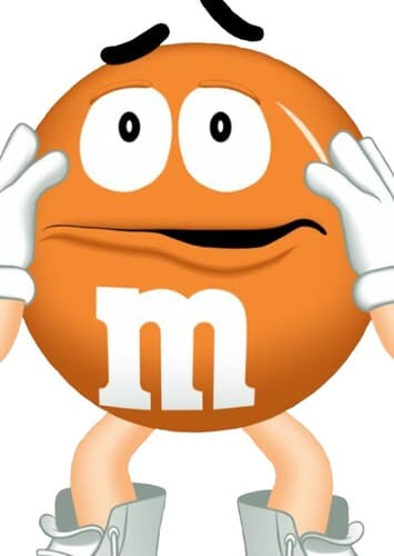 Orange M&M