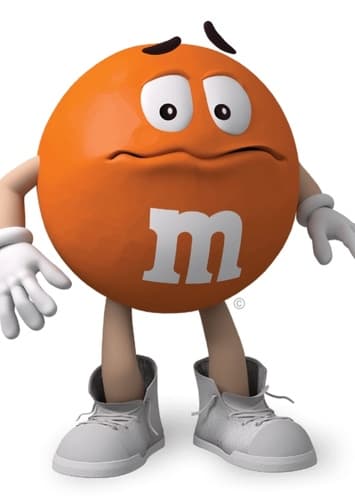 Orange M&M