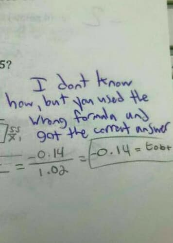 Right for the Wrong Reasons