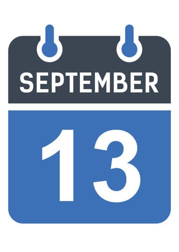 September 13
