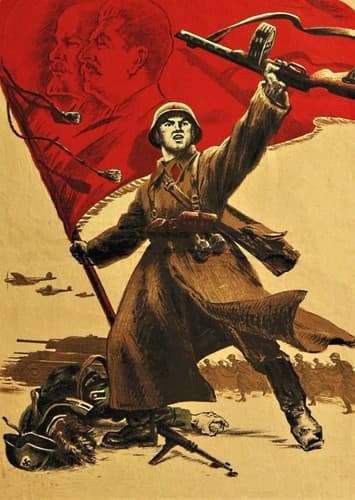 Soviet soldier and officer