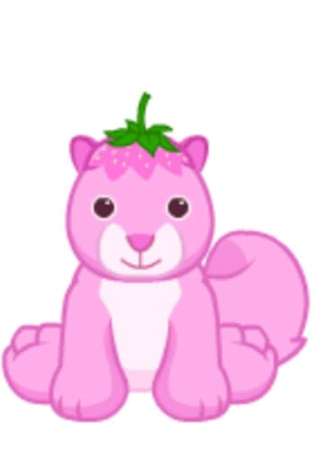 Strawberry Chiffon Squirrel