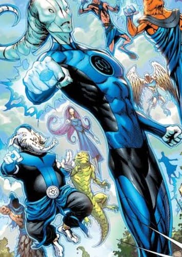 The Blue Lantern Corps