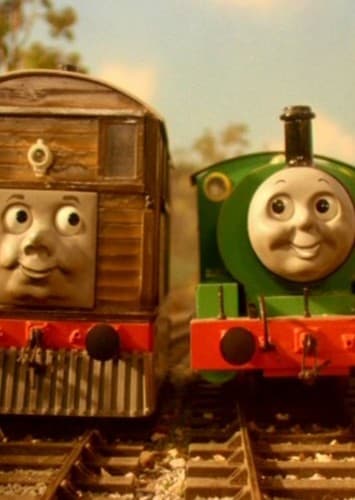 Toby the Tram Engine and Percy the Small Engine