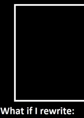 Which media should be rewritten or fixed?