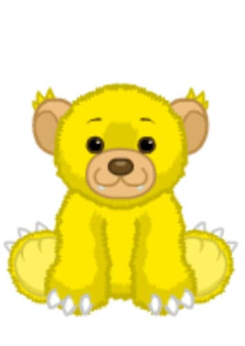 Yellow Fluffy Cub