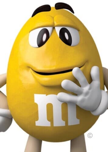 Yellow M&M