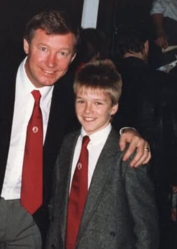 Young David Beckham