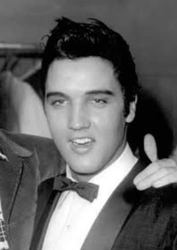 Young Elvis Presley.