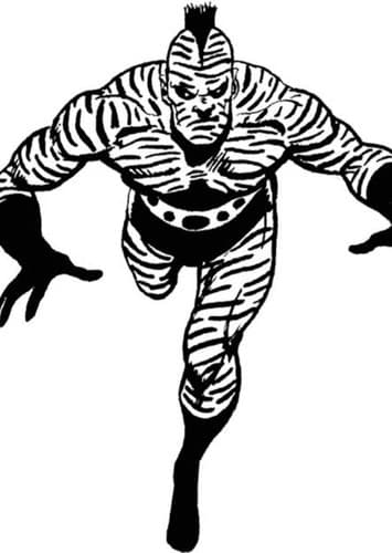 Zebra man