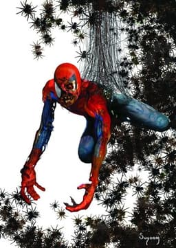 Zombie spider-man