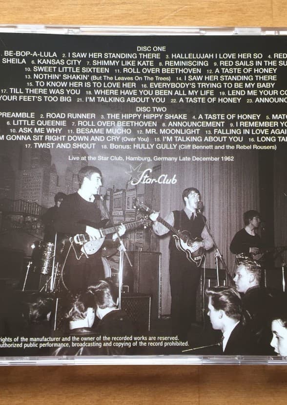 The Beatles:  Live! at the Star-Club in Hamburg, Germany; 1962